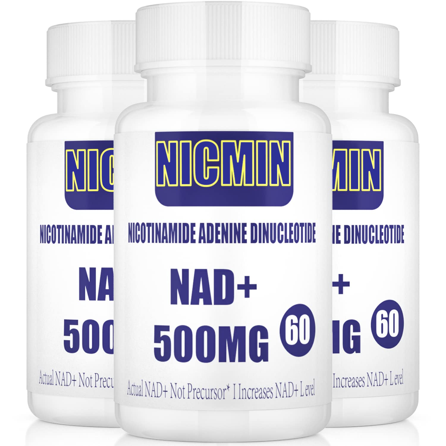 NICMIN suplemento NAD+ liposomal 500mg TMG 300mg 180 cápsulas