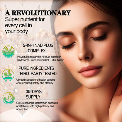 Nicotinamida ribósido y resveratrol en suplemento NAD líquido