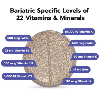 niveles específicos de vitaminas y minerales bari life