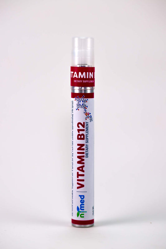 nmed vitamina b12 en spray botella frontal