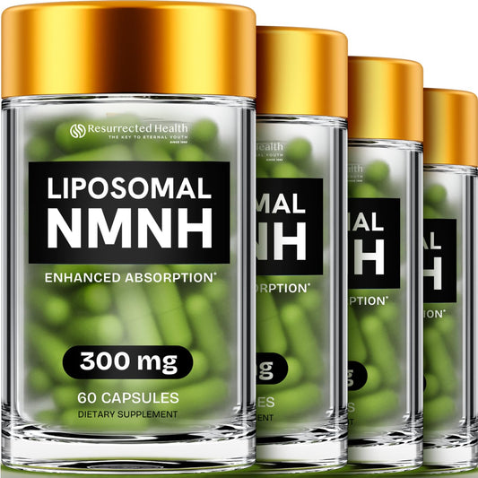 NMNH Botella de cápsulas Resurrected Health.