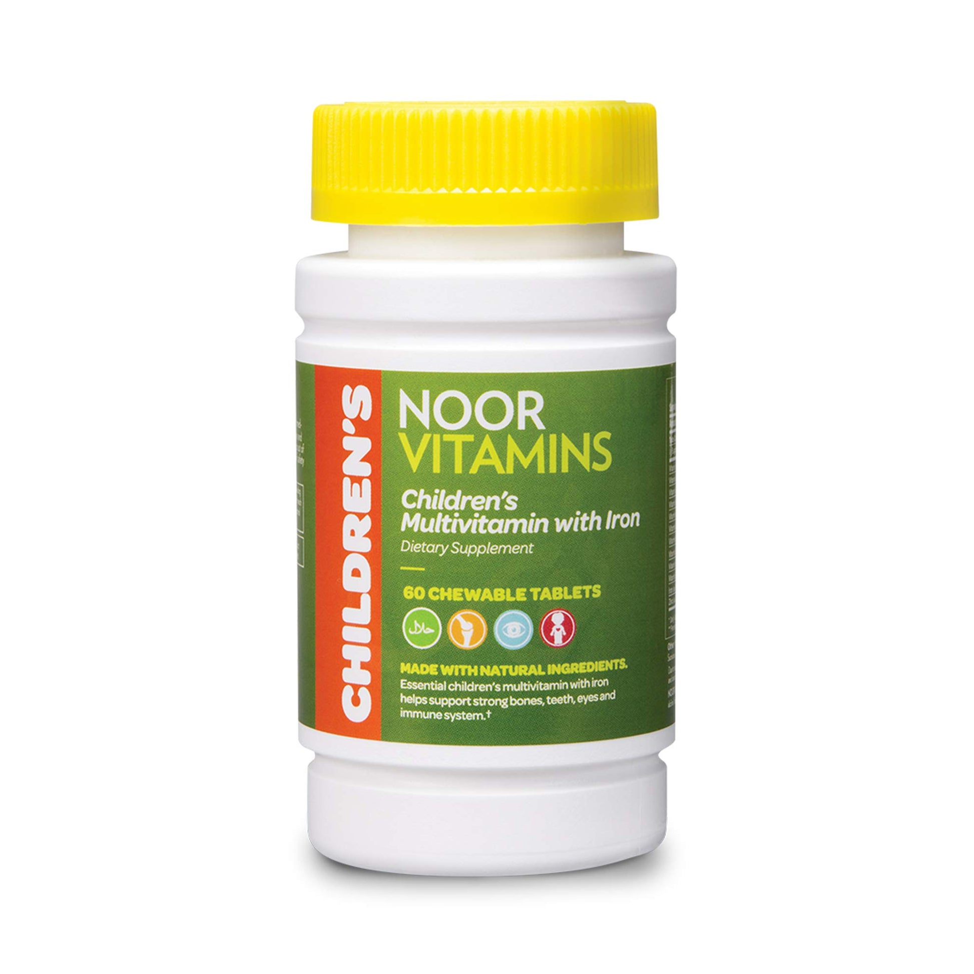 Noor Vitamins multivitaminas masticables para niños halal