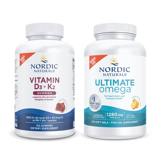 Paquete inicial Nordic Naturals gomitas Vitamina D3 y K2