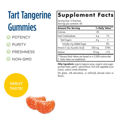 Nordic Naturals suplemento vitamina C 250 mg gomitas deportivas
