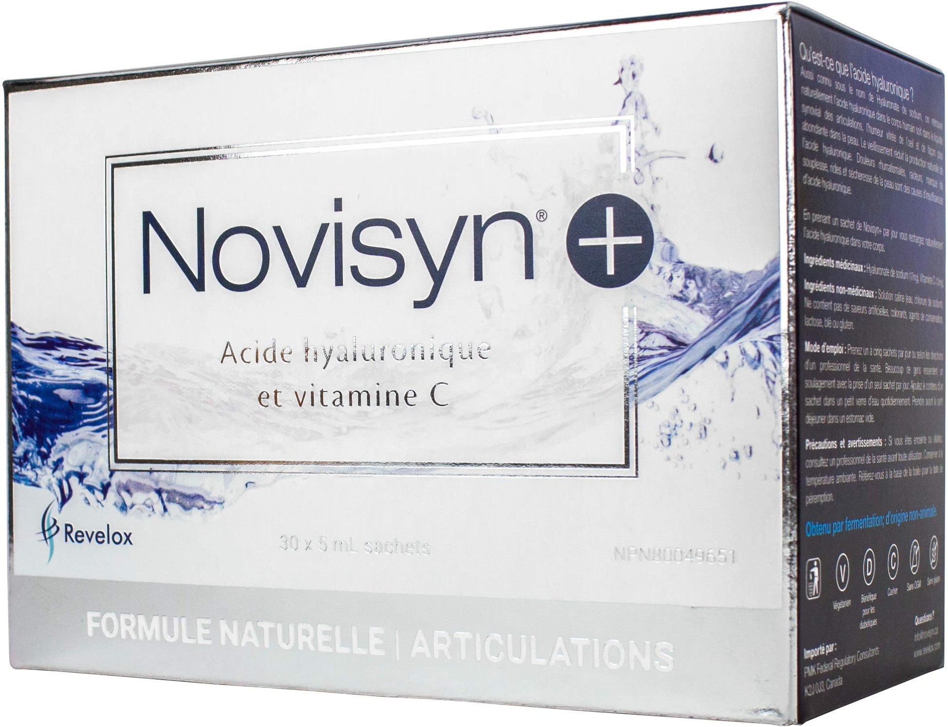 Novisyn+ suplemento vitamina c envase presentación