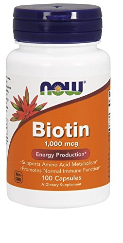 NOW Biotina 1000 mcg suplemento paquete 4 botellas
