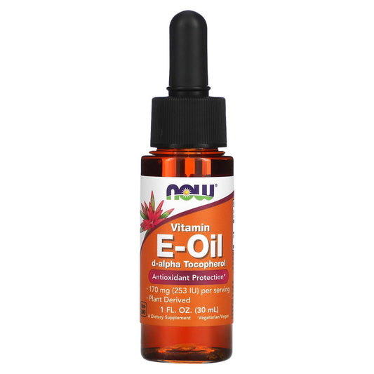 NOW Foods aceite vitamina E 23000 UI presentación 1 onza