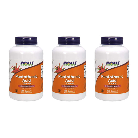 Now Foods Ácido Pantoténico 500 mg frasco 250 cápsulas