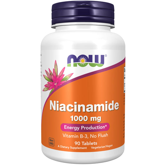 NOW Foods niacinamida suplemento vitamina b3 1000mg