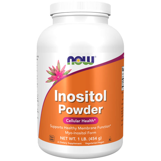 NOW Foods polvo de inositol para salud celular y neuro