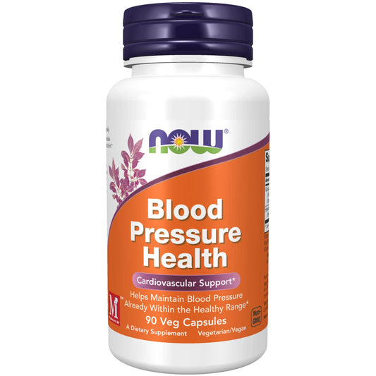 NOW Foods suplemento salud presión arterial 90 cápsulas
