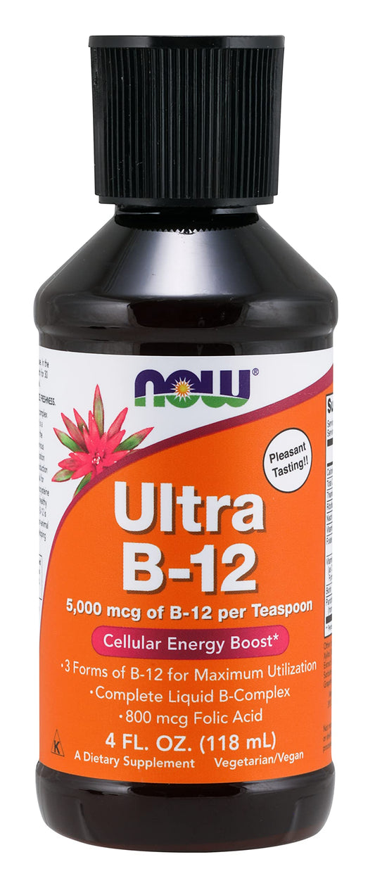 Now Foods Ultra B-12 líquido frascos paquete doble