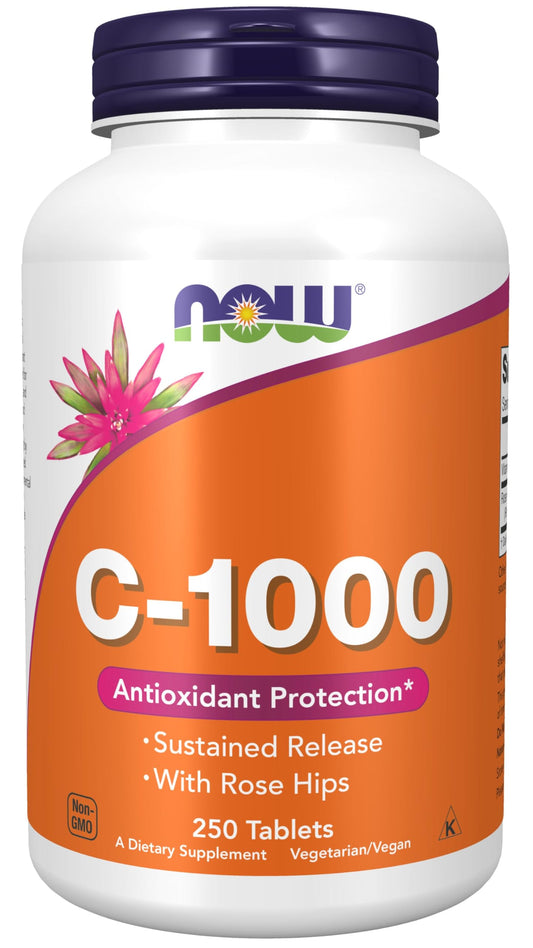 Now Foods Vitamina C-1000 liberación prolongada 250 tabletas