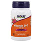 NOW Foods vitamina D-3 cápsulas blandas masticables 400 UI