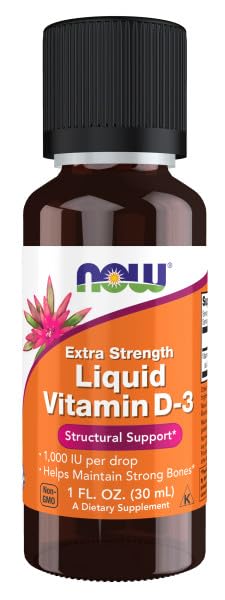 NOW Foods Vitamina D3 Líquida gotero para dosificación