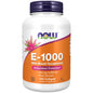 NOW Foods Vitamina E 1000 UI cápsulas blandas paquete frontal
