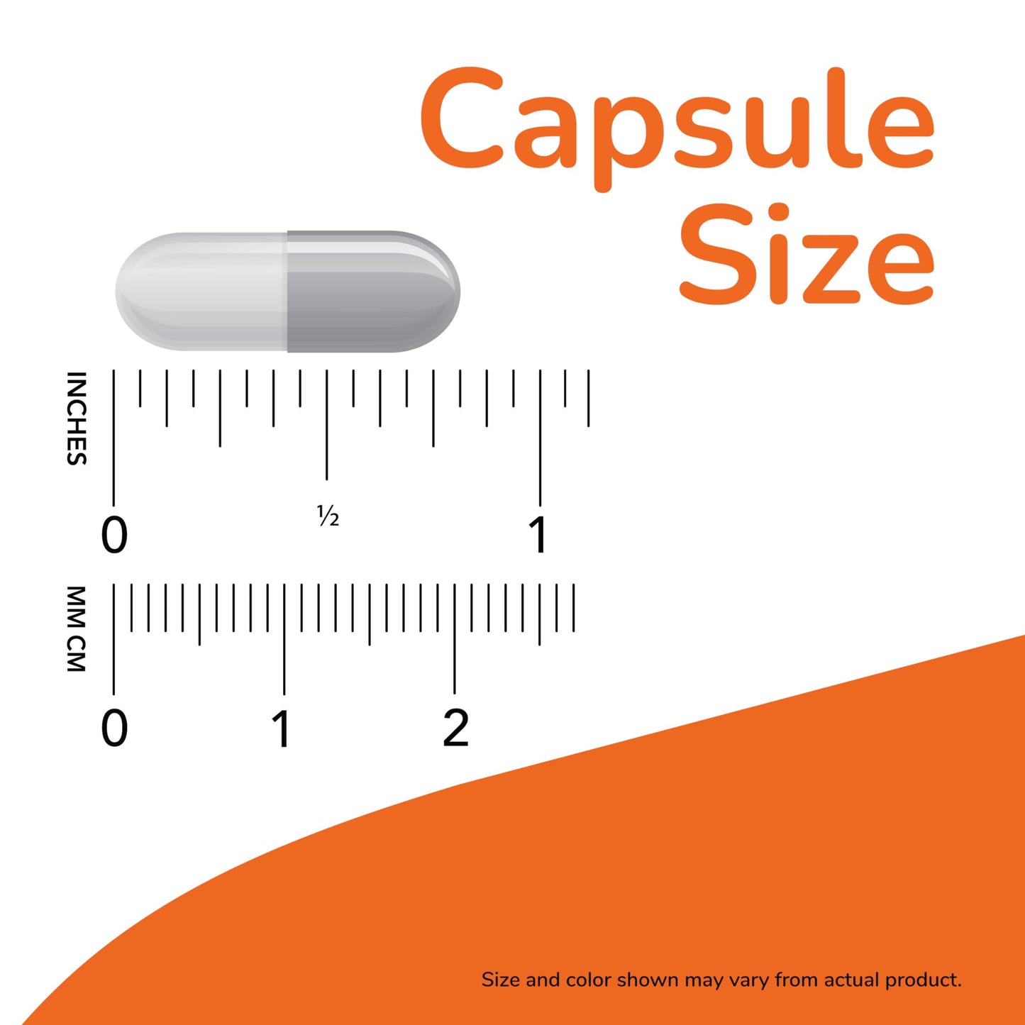 Cápsulas vegetales de NOW GABA 500 mg en mano