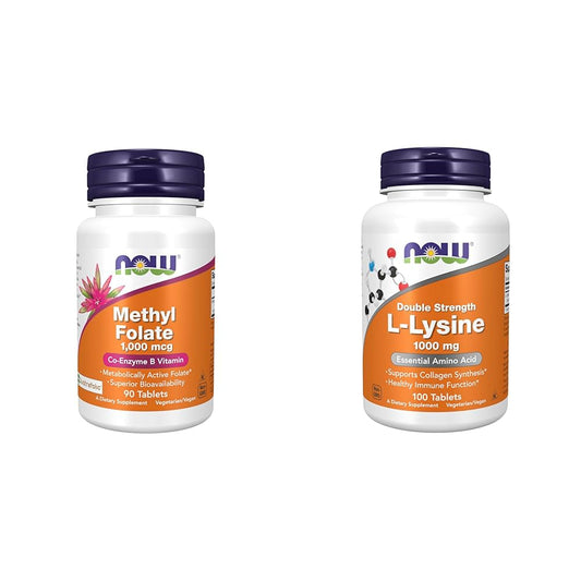 NOW metilfolato 1000 mcg vitaminas B coenzima 90 tabletas