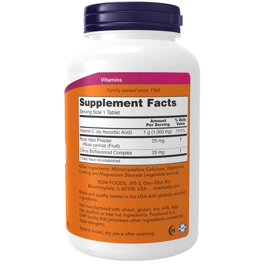 NOW vitamina c 1000 suplementos tableta detalle