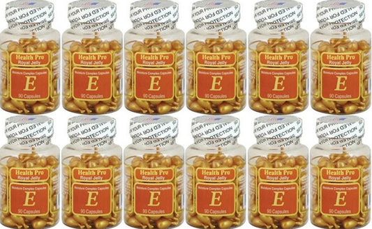 NU-Health jalea real vitamina E suplemento hidratación paquete 24