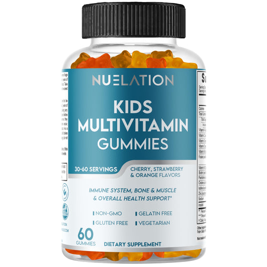 Paquete de gomitas multivitamínicas NUELATION para niños