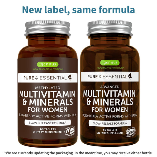 Nueva etiqueta del multivitamínico Igennus