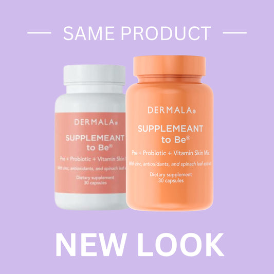 Nuevo diseño envase Dermala SUPPLEMEANT para acné