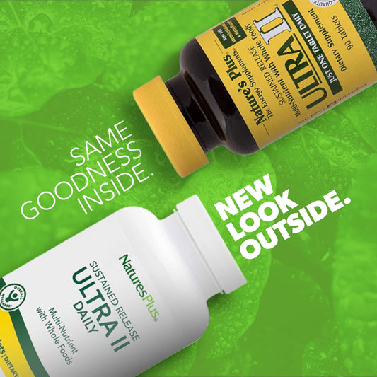 Nuevo diseño del envase NaturesPlus Ultra II multivitamínico