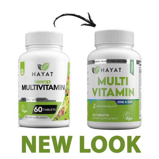 Nuevo diseño frasco multivitaminas HAYAT