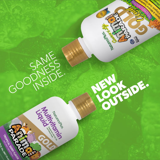 Nuevo diseño de multivitamínico para niños con el mismo contenido.