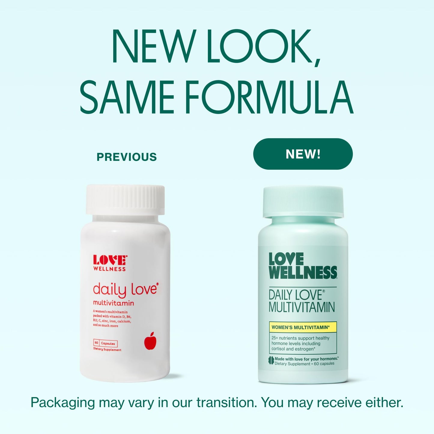 Nuevo Look Multivitamínico Daily Love, 60 Cápsulas