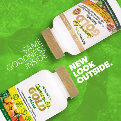 Nuevo look de Source of Life Gold tabletas