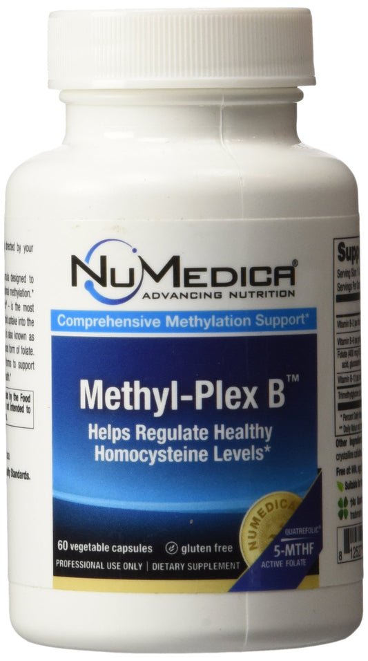 Botella de NuMedica Methyl-Plex B 60 cápsulas vegetales