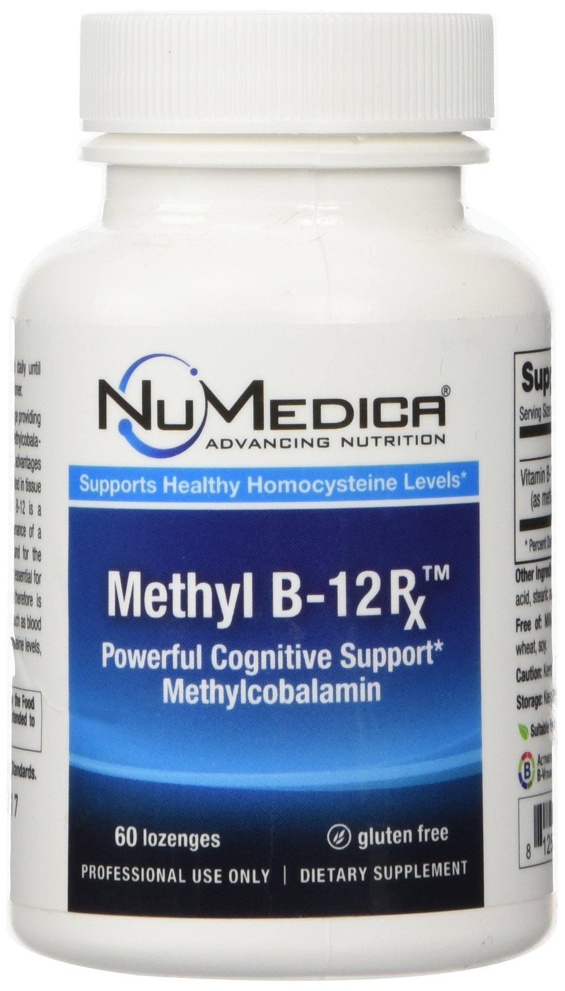 Numedica Metil B12 60 pastillas sublinguales envase frontal
