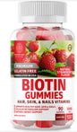 Número One Nutrition gomitas biotina 5000mcg frasco azul
