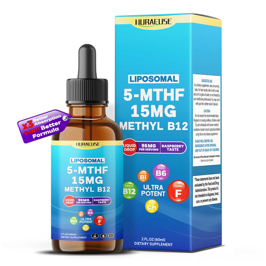 Frasco NURAFUSE 5-MTHF y Metil B12 líquido liposomal 60ml