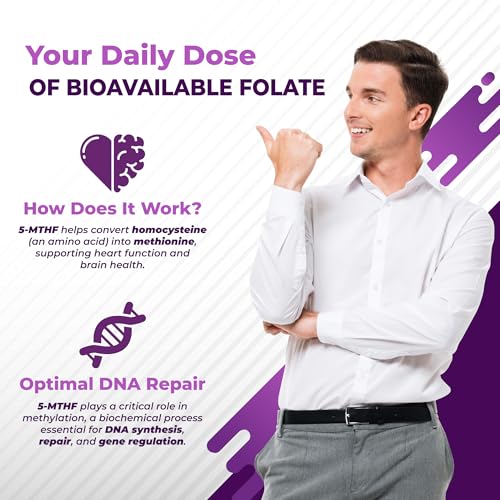 NURAFUSE suplemento vitamínico alta potencia 5-MTHF