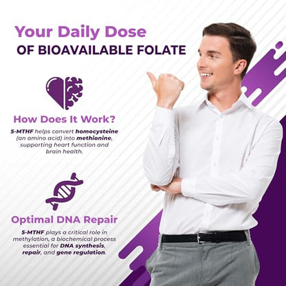 NURAFUSE suplemento vitamínico alta potencia 5-MTHF