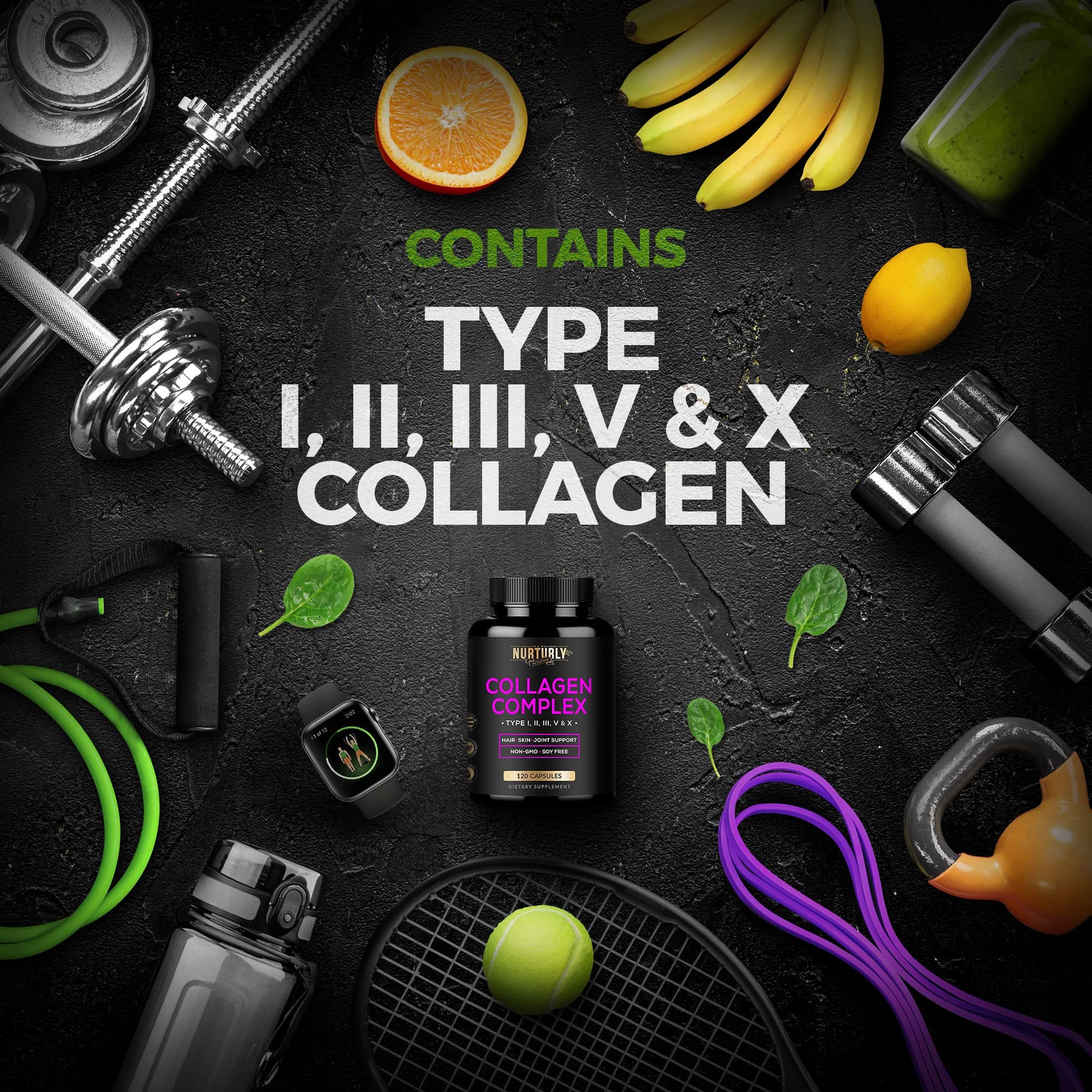 NURTURLY complejo vitamina B sin gluten y no OGM