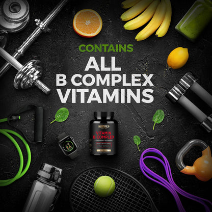 NURTURLY vitamina B compleja para sistema nervioso y salud