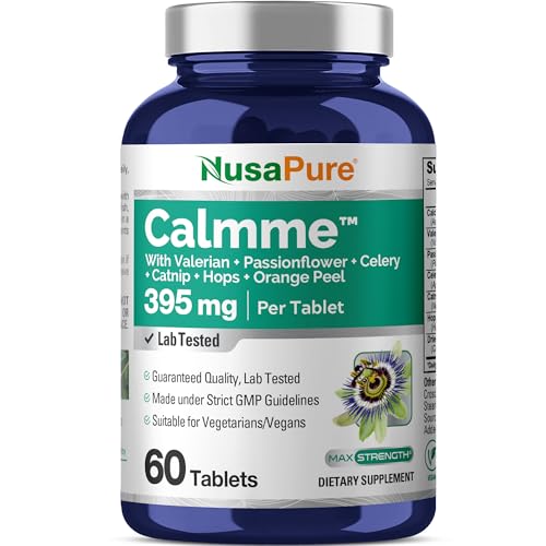 Frasco NusaPure Calmme con valeriana y pasiflora