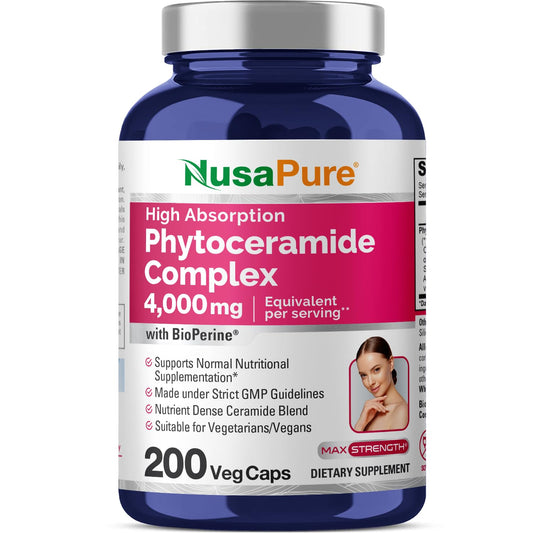 NusaPure Fitoceramida Complex 10:1 Extracto 200 cápsulas