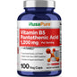 NusaPure Vitamina B5 Ácido Pantoténico 1200mg en frasco