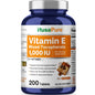 NusaPure vitamina e 1000 ui 200 tabletas envase frontal