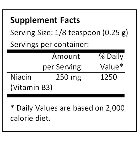 NuSci polvo de niacina puro para salud y nutrición