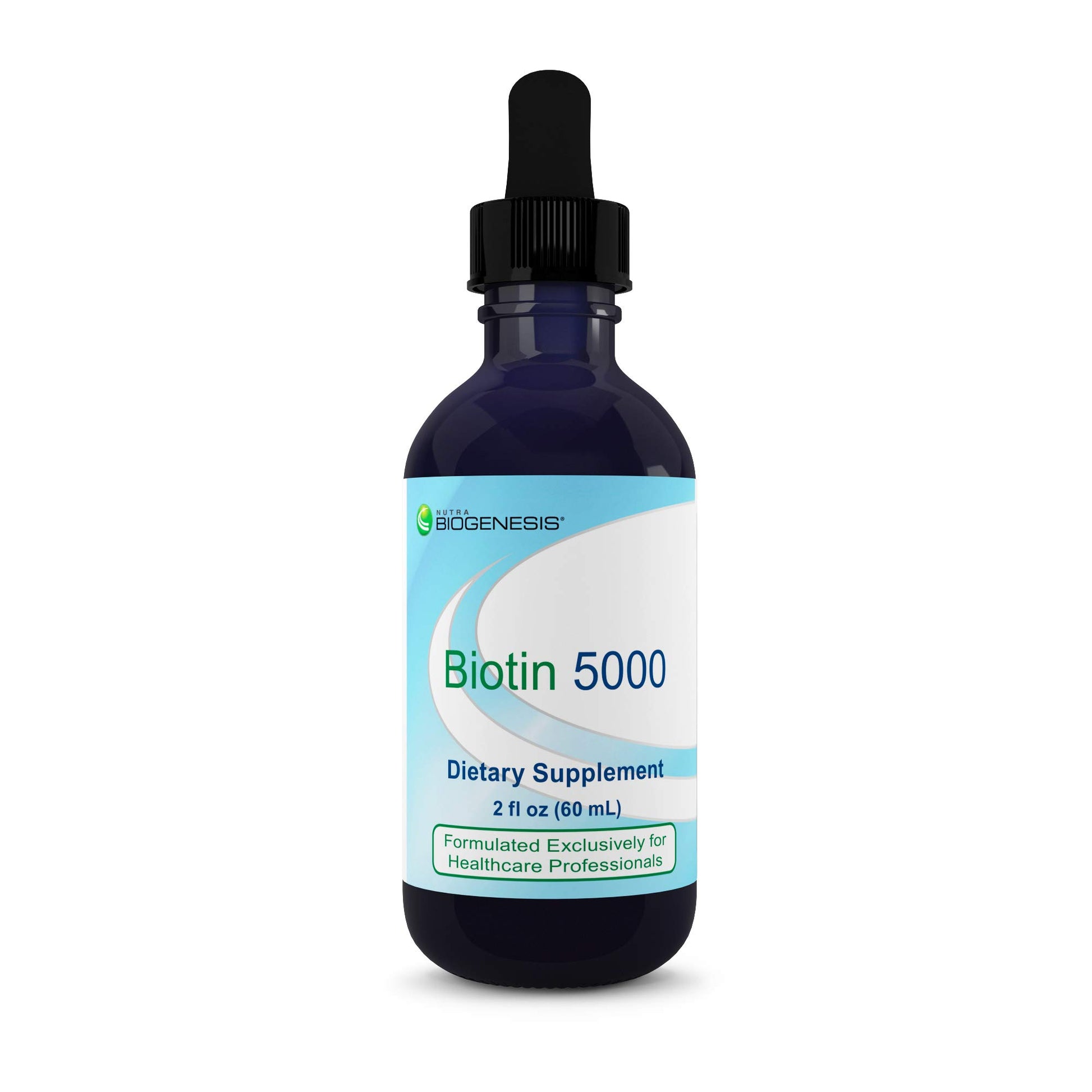 Nutra BioGenesis Biotina 5000 gotas líquidas piel y cabello 2 oz