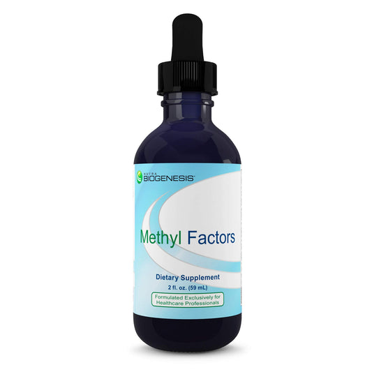 Nutra Biogenesis gotas vitamina B12 metilfolato botella frontal