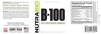 NutraBio apoyo natural para sistema inmune con vitamina B