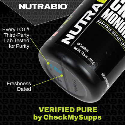 NutraBio biotina suplemento para cabello piel y uñas