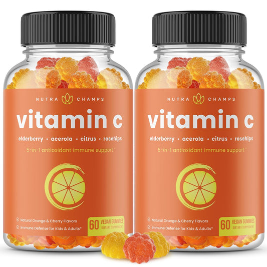 NutraChamps gominolas vitamina c paquete frontal